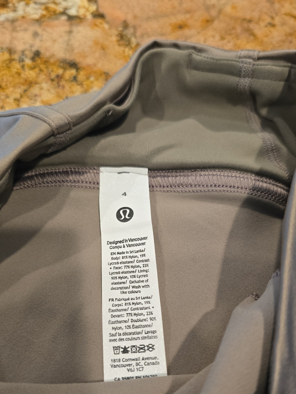 lululemon athletica WomensTaupe Gray Leggings